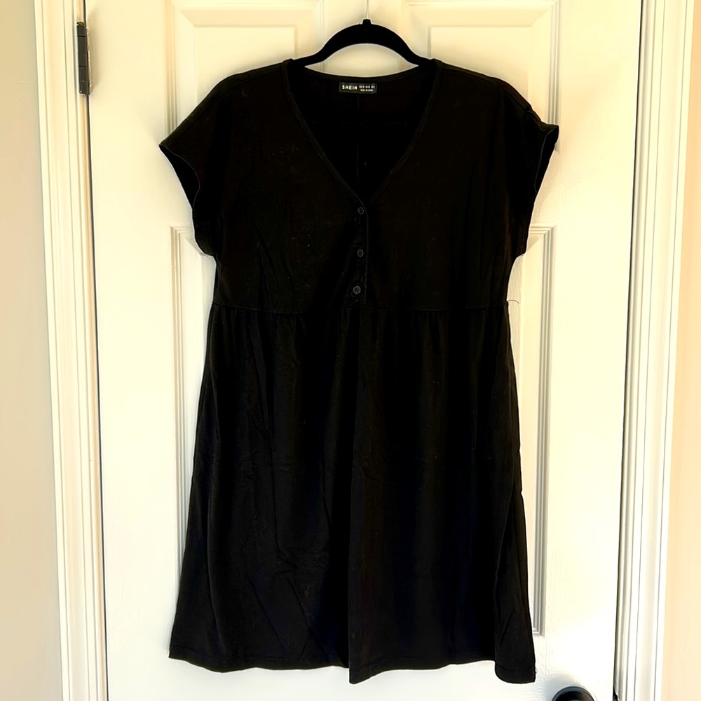 Shein black dress size medium